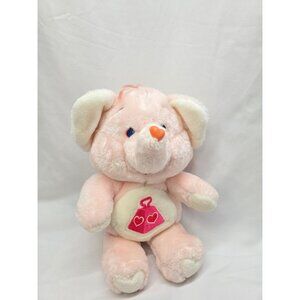 VTG Care Bears Cousins Lotsa Heart Elephant 13" Plush Stuffed 1984 Kenner 1980s
